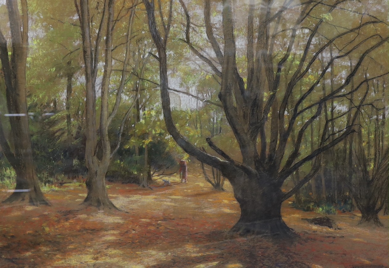 William Eric Thorp (1901-1993), pastel, 'Autumn', signed, 65 x 90. Cm